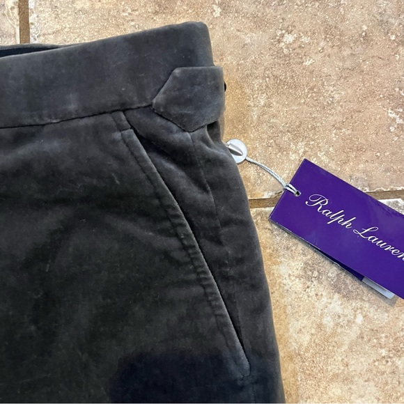 Ralph Lauren Purple Label Mens Grey Velvet Pants- Adjustable- Sz 32x39- NWT - Picture 5 of 16